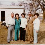Estey and Etta McFarland's 5  Left to right: Dick McFarland (about 90), Helen McFarland Brewer (deceased)  Marjorie Ward (about 86?) Harry McFarland, (about 85) Doris Jean Anderson (about 81).  Location is in Leedey,OK